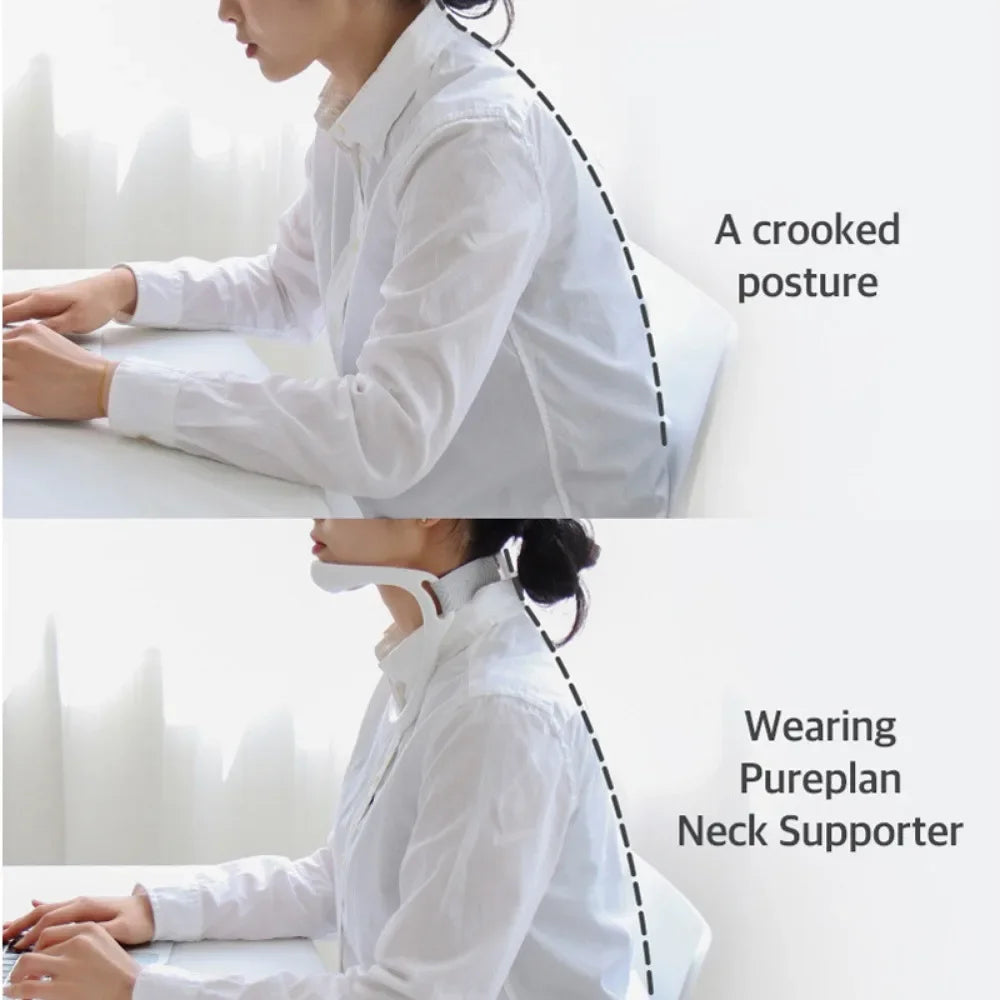 Adjustable Posture Correction Device Cervical Traction Device Cervical Spine Cervical Collar Support Can Prevent Neck Pain