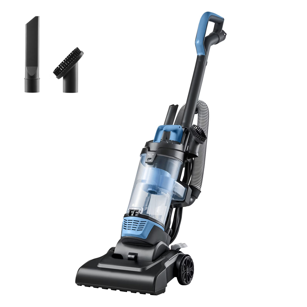 Lightweight Bagless Upright Vacuum Cleaner with Brush and Crevice Tool