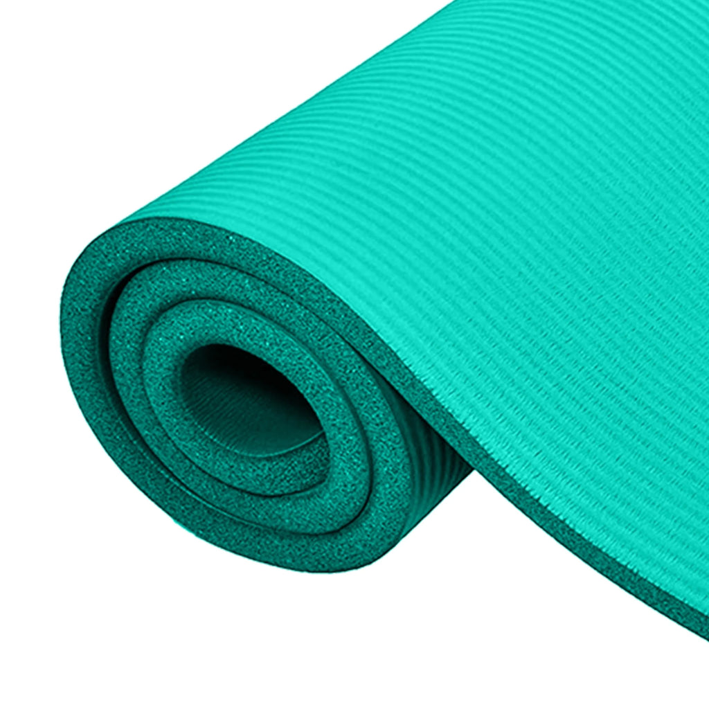Gocloud 71X24 Inches Extra Thick Yoga Mat 1-Inch High-Density Foam, Green