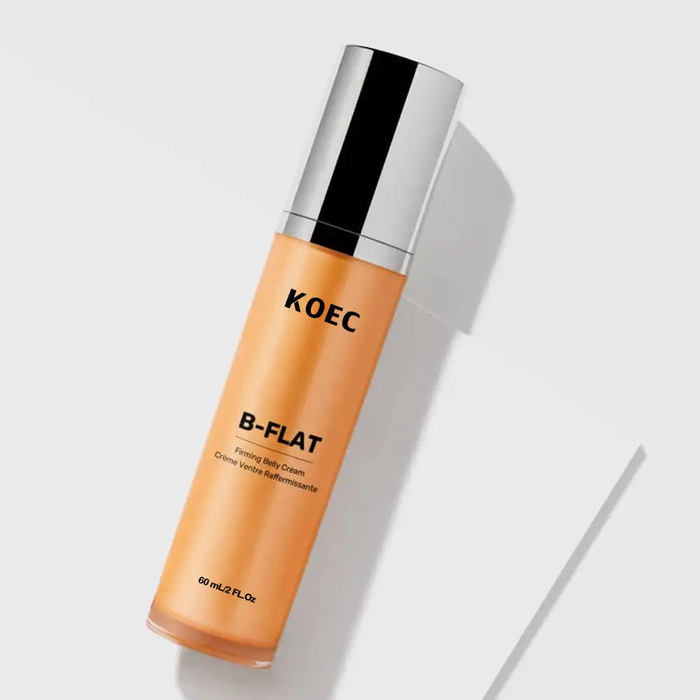60Ml KOEC B-Flat Belly Firming Cream Decreasing Stretch Marks Smoothing Tightening Moisturizing Belly Skin Avocado Shea Butter