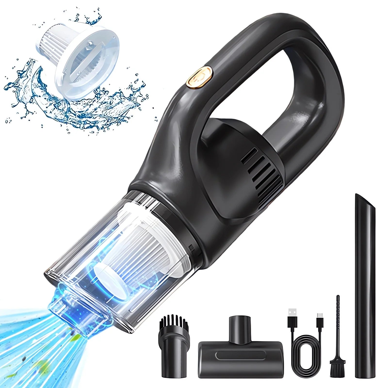 Cordless Vacuum Cleaner Wireless Multifunctional Handheld Portable Car with Vacuum Cleaner High-Power Mini Suction Blowing Portable Vacuum Cleaner