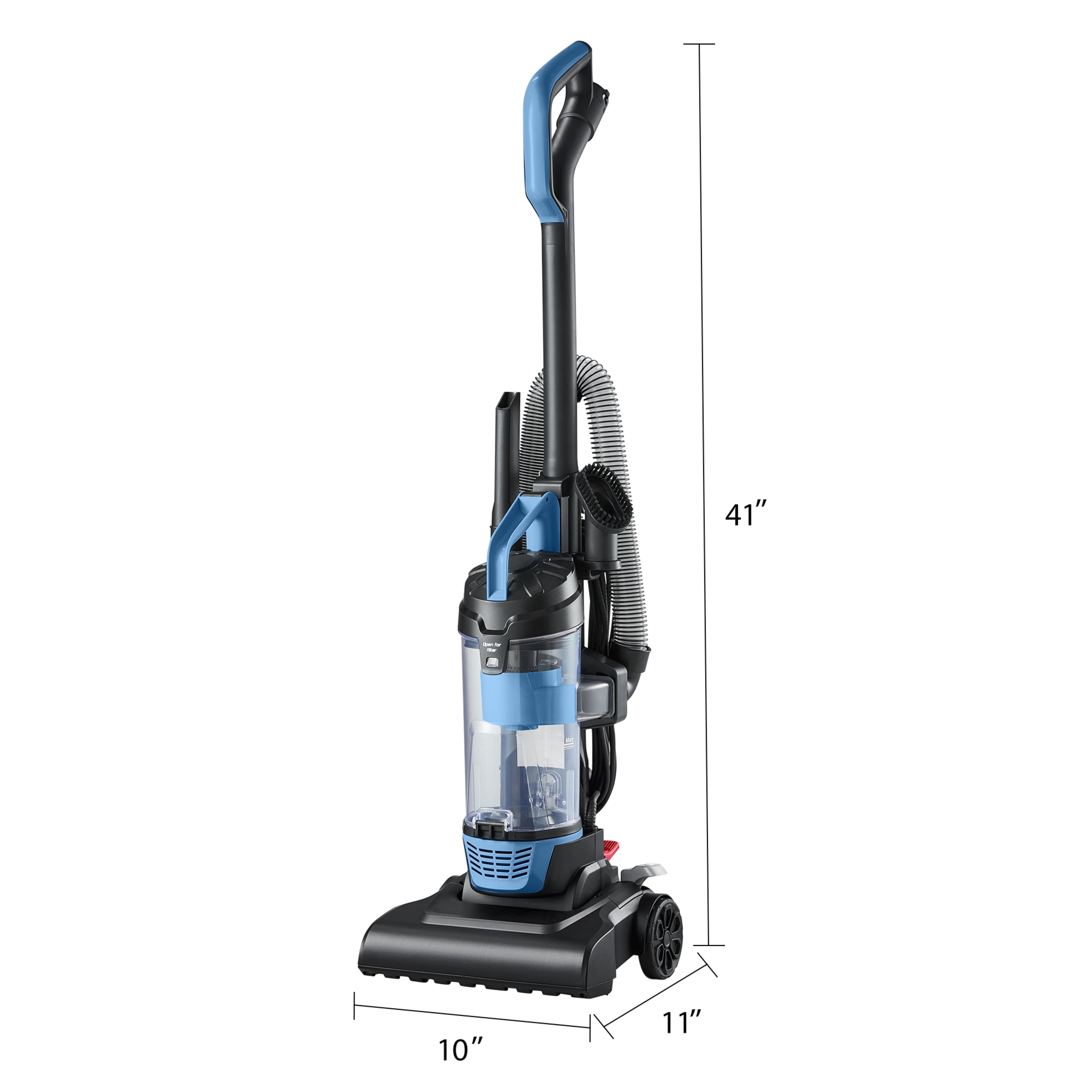 Lightweight Bagless Upright Vacuum Cleaner with Brush and Crevice Tool