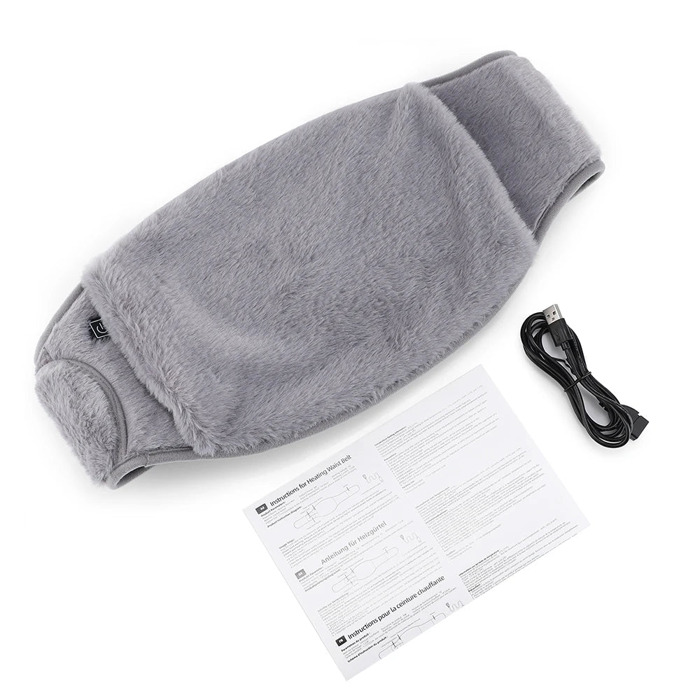 Electric Heating Pad Waist Belt Hand Warmer Winter Heater Cold-Proof Uterus Warming Pad USB Charging Abdominal Heating Belt