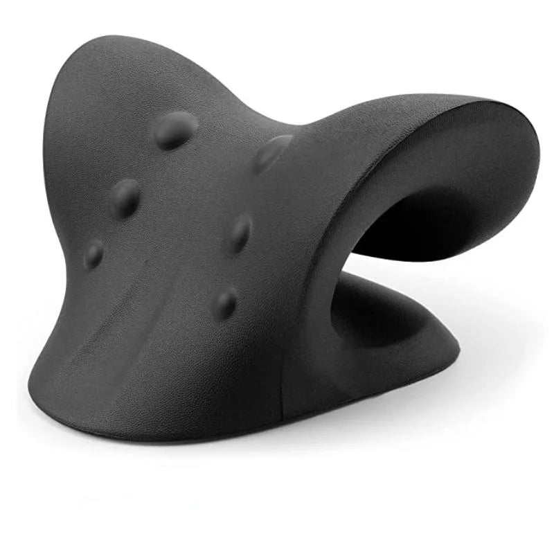 Cervical Spine Stretch Neck Shoulder Relaxer Cervical Chiropractic Traction Device Massage Pillow for Pain Relief Cervical Spine
