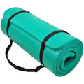 Gocloud 71X24 Inches Extra Thick Yoga Mat 1-Inch High-Density Foam, Green