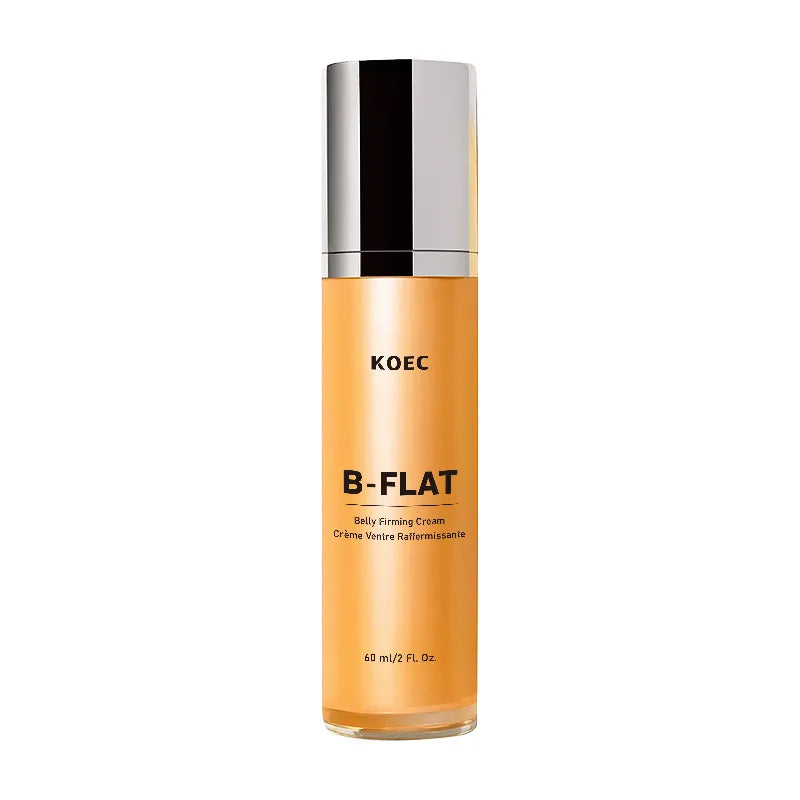 60Ml KOEC B-Flat Belly Firming Cream Decreasing Stretch Marks Smoothing Tightening Moisturizing Belly Skin Avocado Shea Butter