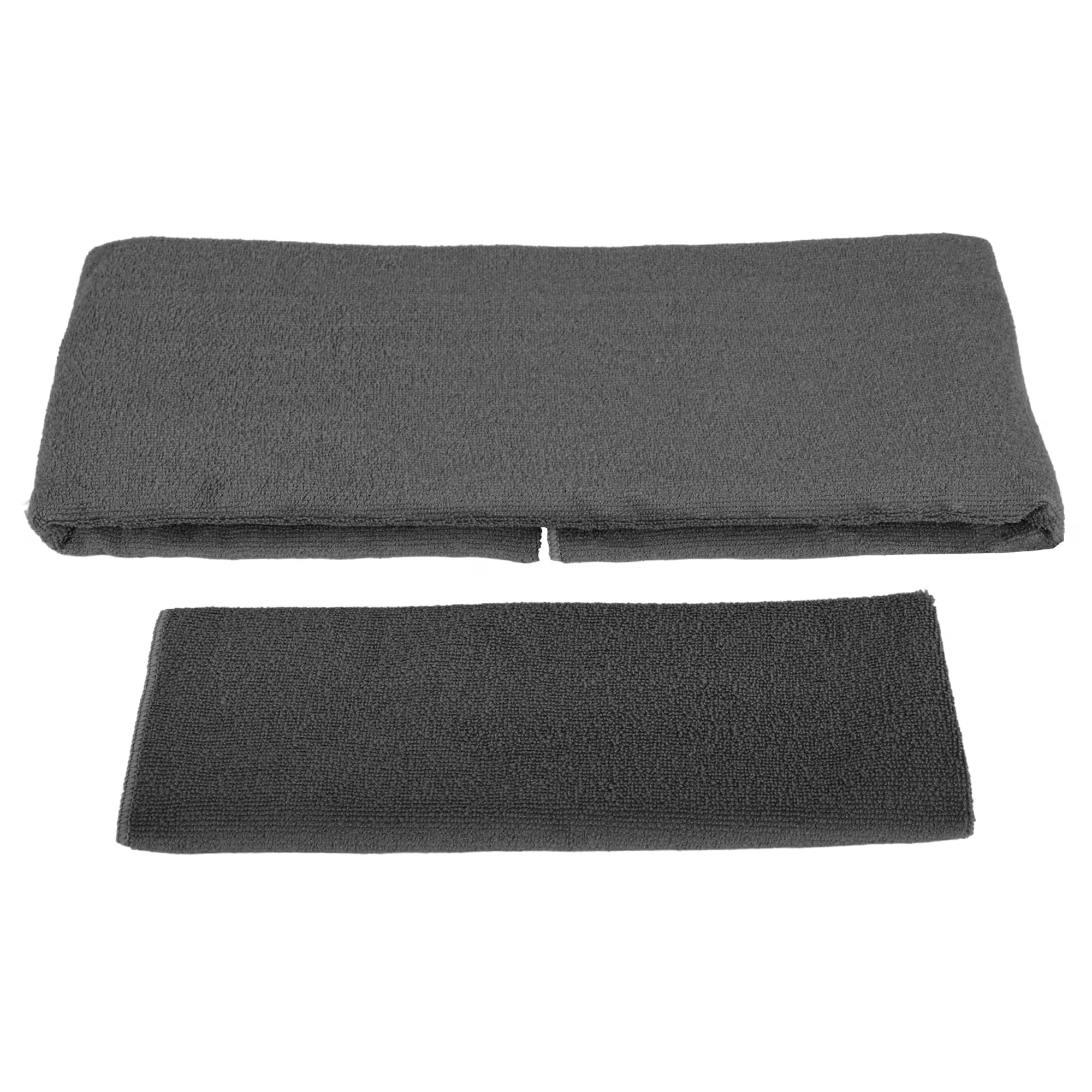 Complete 7-Piece Yoga Set with 71” X 24” X 1” Extra Thick Mat, Gray