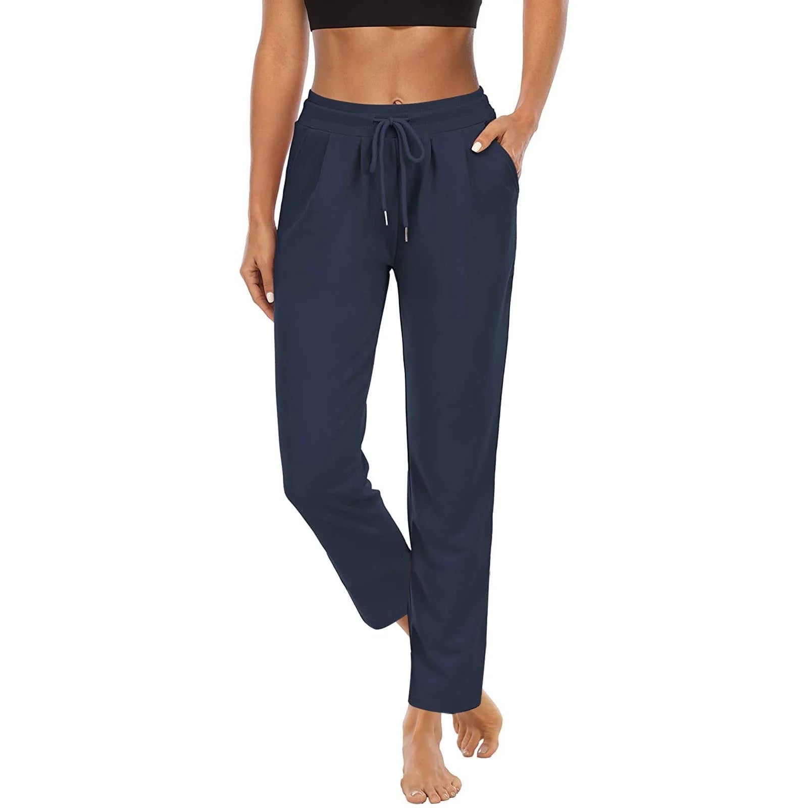 Women'S Joggers Pants Lightweight Running Sweatpants with Pockets Womens Autumn Winter Yoga Sports Loose Casual Long Pants Trousers with Pocket